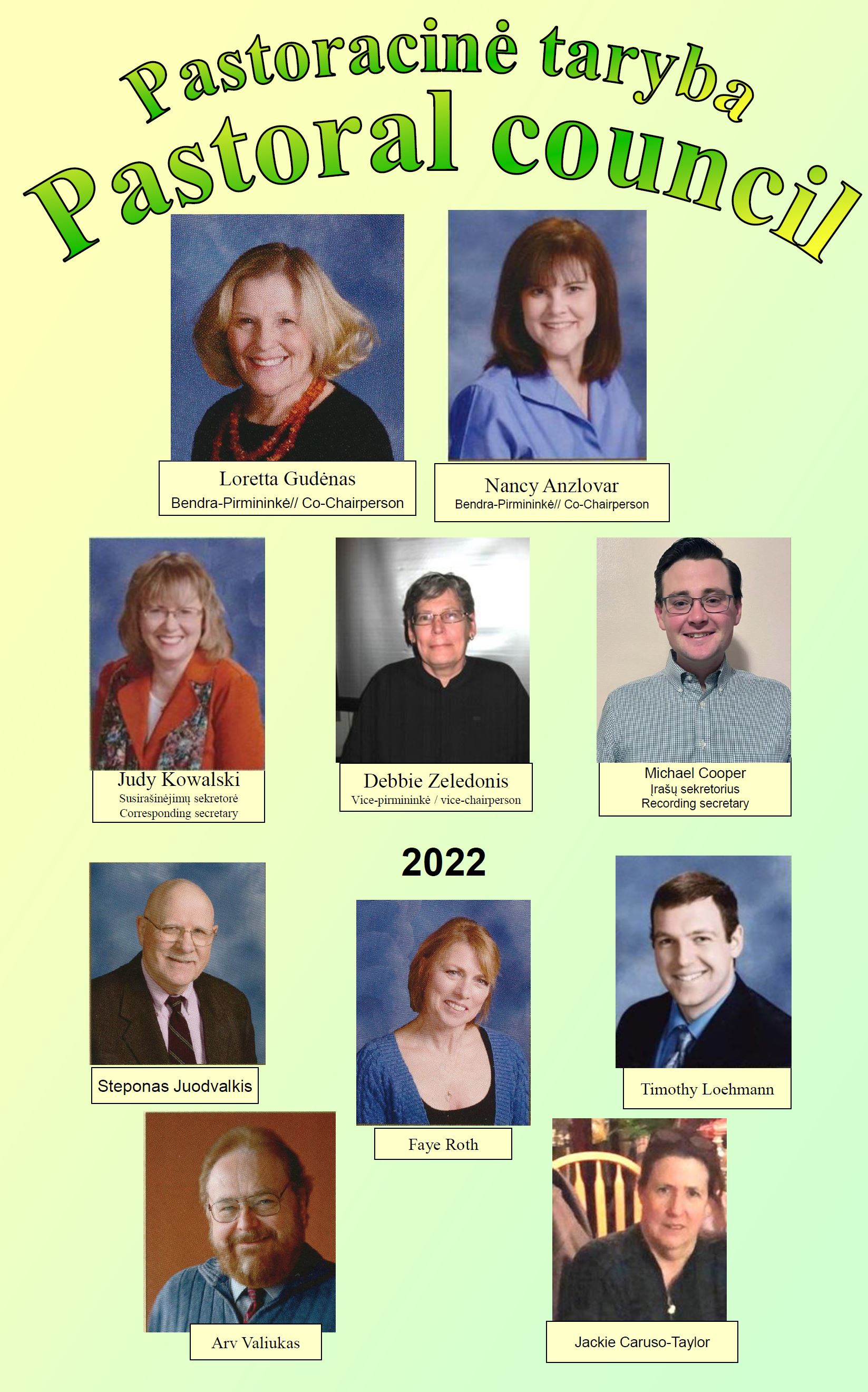 Pastoracinė Taryba - 2022